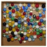 Vintage swirl glass marbles