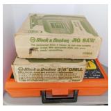 1980's Black & Decker 3/8' drill & jig saw in