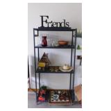 Shelf  & contents: Decorative birdhouse - Shadow