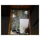 Metal drapery hooks - Wall mounts - Cable