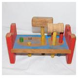 Vintage Playskool Cobbler's Bench toy - Magnetic