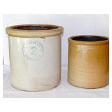 Antique H.R. Atcheson Pottery 2 gallon crock,