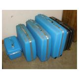 Luggage: 4 vintage Samsonite suitcases- 1
