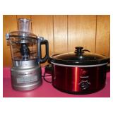Toastmaster slow cooker w/ lid - KitchenAid 7 cup