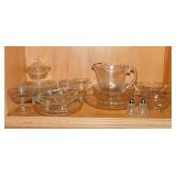 1950's Fostoria Century glass: Pitcher - Creamer &