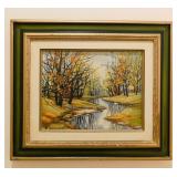 1970's Suddenly Autumn is Here signed original