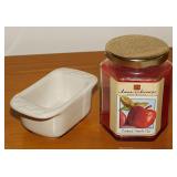 New Home Interiors Baked Apple Pie jar candle -