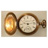 10K gold filled Chapman & Armstrong pocket watch,