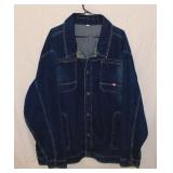 Ecko Unlimited reversible denim jacket, size 3XL