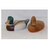 Ceramic Mallard Duck collectible - Vintage hand