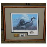 2 pencil signed Ducks Unlimited & Illinois Dept.