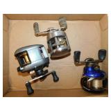 3 fishing reels: 2 Zebco Quantum - Universal