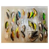 Fishing lures w/ 2 storage containers