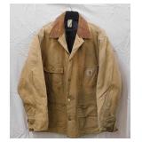 Carhartt canvas blanket lined jacket coat, size 48