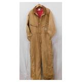 Carhartt canvas quilt lined coveralls, size 48
