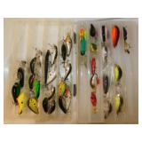 Fishing lures w/ 2 storage containers
