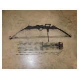 Golden Eagle Falcon compound bow w/ quiver & 10