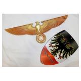 Cast aluminum Reichstag Wall Eagle plaque,
