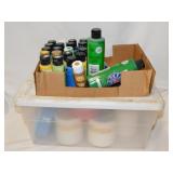 Hobby & craft paints in 16 qt. Sterilite storage