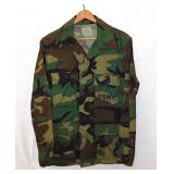 USMC military camouflage canvas shirt jacket,