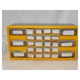 Plastic 26 drawer hardware & craft organizer w/