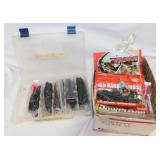Fishing lures in organizer case, some new