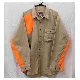 Wrangler Pro Gear shooting shirt w/ blaze orange