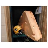 Green Bay Packers: Cheese Head hat - 1976 bank