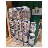 Nascar Commemorative Busch beer cans, various