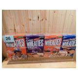 Dale Earnhardt Wheaties boxes (4) in an encased