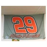 Kevin Harvick #29 banner/flag, 60" x 34"