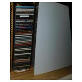 Shelf of CD music B-D alphabatized
