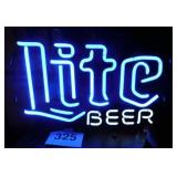 Lite Beer neon light, works, 16" x 13"