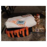 Chief Illini items: soft throw - blanket -