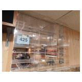 21 car acrylic display case for 1:24 scale cars w/
