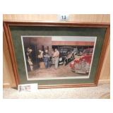 "The Pay Off" by Mel Steele framed print