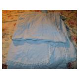 Vintage baby blue King size bed spread