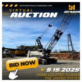 VIRTUAL CRANE, HEAVY TRANSPORT, & SUPPORT EQUIP AUCTION- MAY 15TH AT 1PM CT