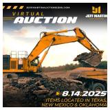 VIRTUAL MINING, HEAVY EQUIPMENT & SUPPORT EQUIPMENT AUCTION- AUGUST 14TH at 10AM CT