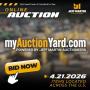 MYAUCTIONYARD.COM ONLINE AUCTION POWERED BY JEFF MARTIN AUCTIONEERS - BEGINS CLOSING APRIL 21ST