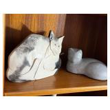 2pc ï¿½Catï¿½ Figurines