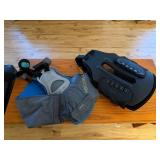 Ossur Blue Back Brace, Donjon Black Back Brace