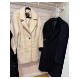 Cream London Fog Medium Polyester 3/4 Length