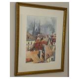 Peruvian Village Scene Framed Art (15ï¿½x18ï¿½),