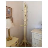 78ï¿½T 10-Hook Coat Rack Off-White