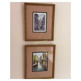 ï¿½New Orleans Streetï¿½ Framed Watercolor Print,