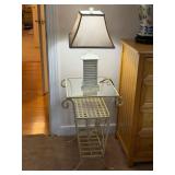White Seaside Style Lamp with Light Grey