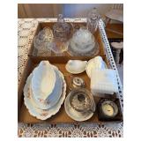 Crystal Serving Plates, Bowls, Candy Dishes,