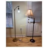 Brass Floor Standing Lamp, Bronze Floor Standing