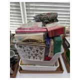 4 Flats of Disposable Napkins, Plates, Plastic